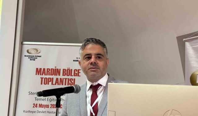 Mardin’de 350 sağlık çalışanının katılımı ile sterilizasyon ve dezenfeksiyon eğitimi verildi