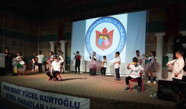 Muş’ta özel öğrencilerin gösterisi büyük beğeni topladı