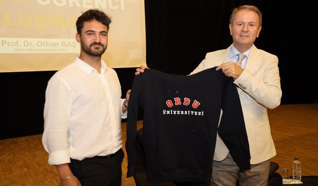 ODÜ’de ‘rektör-öğrenci’ buluşması