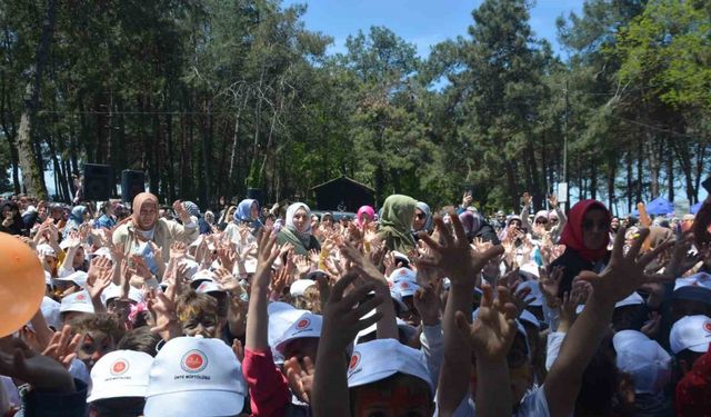 Ordu’da 4-6 Yaş Kur’an kursu öğrencileri, çocuk şenliğinde buluştu