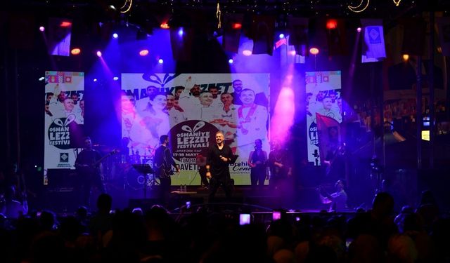 Osmaniye Lezzet Festivali Turgay Başyayla konseriyle zirve yaptı