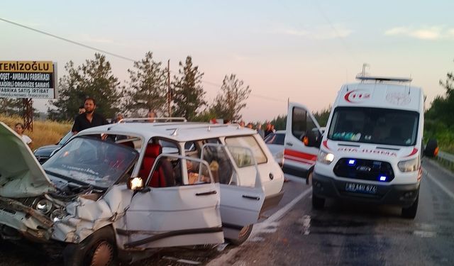 Osmaniye’de 4 aracın karıştığı zircirleme kaza: 1 ölü, 6 yaralı