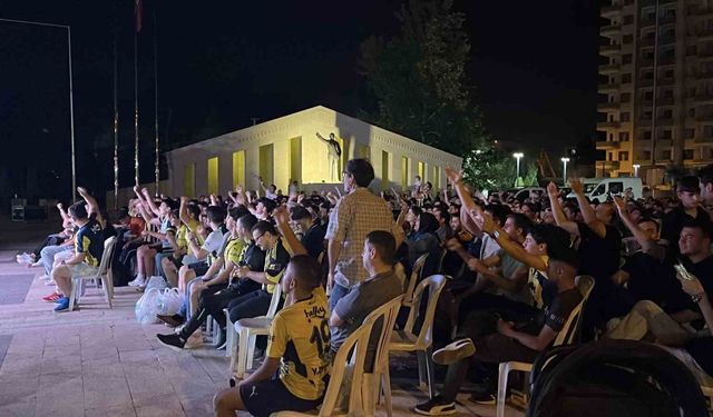 Osmaniye’de, Fenerbahçe’nin şampiyonluğu coşkuyla kutlandı