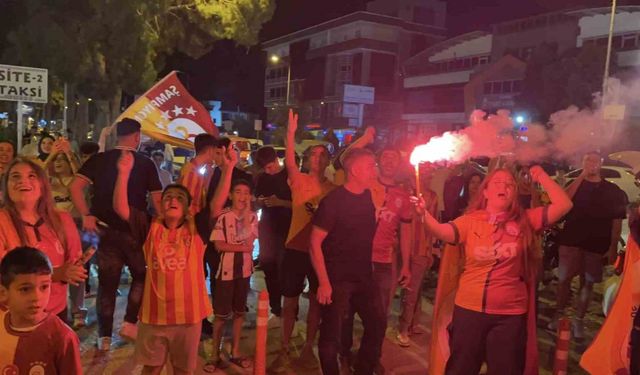 Osmaniye’de Galatasaray’ın şampiyonluk coşkusu zirve yaptı
