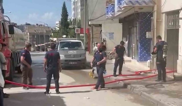 Siirt’te bodrum katta çıkan yangın söndürüldü