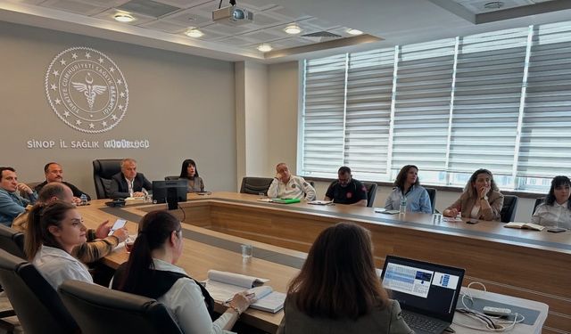 Sinop’ta Evde Sağlık Hizmetleri Koordinasyon Toplantısı