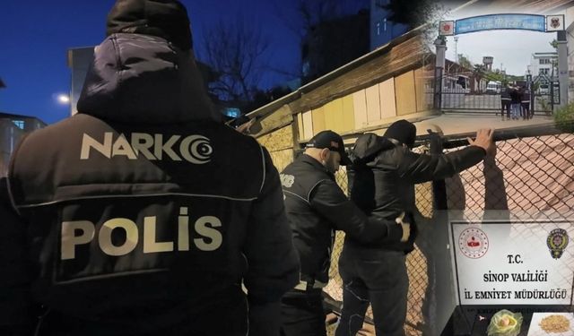 Sinop’ta uyuşturucu ve sahte para operasyonu: 3 tutuklama, 1 gözaltı