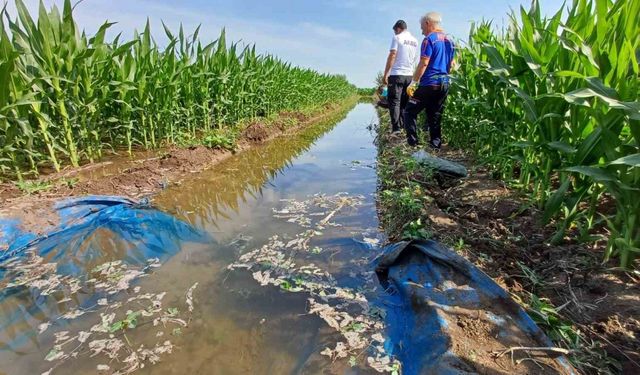 Tarla sulamaya gitti ölü olarak bulundu