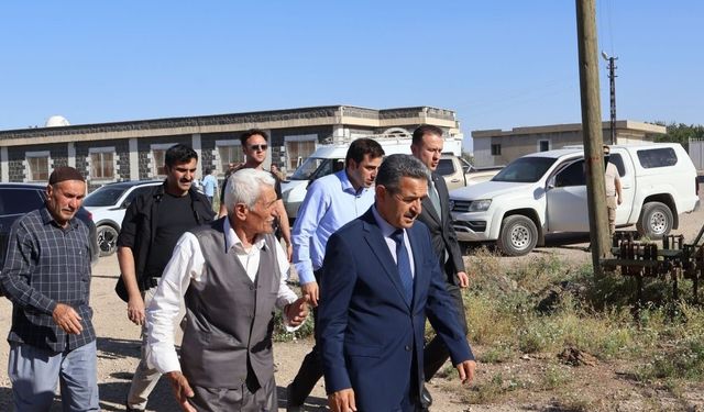 Vali Ekici, İdil’de yol çalışmasını denetledi