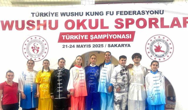 Wushu Türkiye Şampiyonası’nda Eskişehir’den başarı