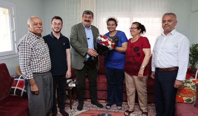 Başkan Yıldız’dan özel birey Kübra’ya anlamlı ziyaret