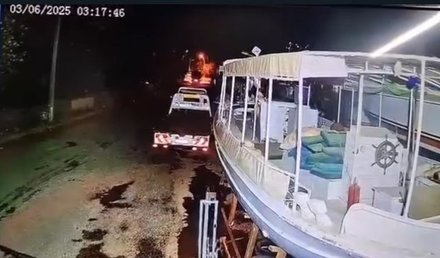 Marmaris açıklarındaki 5.8’lik deprem güvenlik kameralarına böyle yansıdı