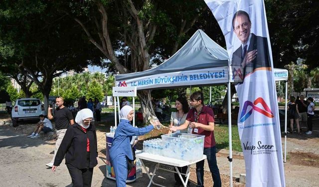 Mersin Büyükşehir Belediyesi YKS heyecanına ortak oldu