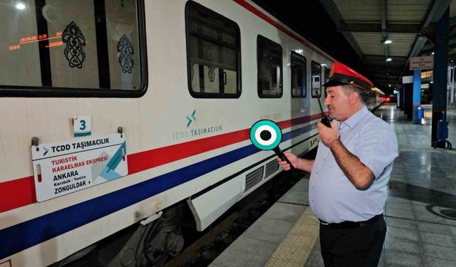 Turistik Karaelmas Ekspresi Zonguldak’tan Ankara’ya hareket etti
