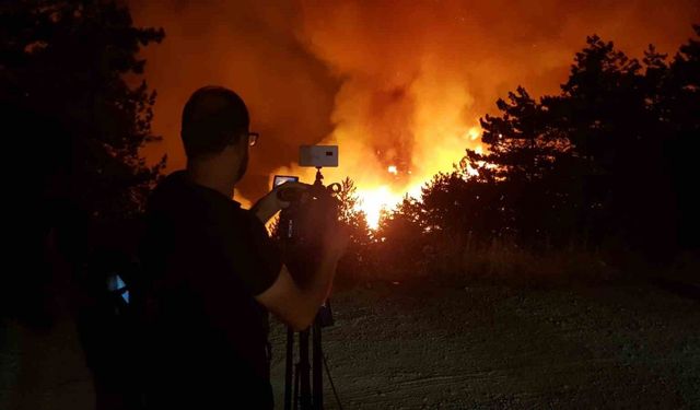 Karabük’te orman yangınına 6 saattir 116 araçla müdahale ediliyor