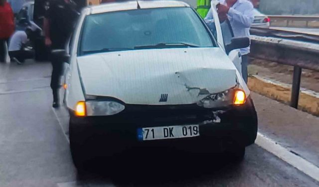 Kırıkkale’de iki otomobil çarpıştı: 5 yaralı