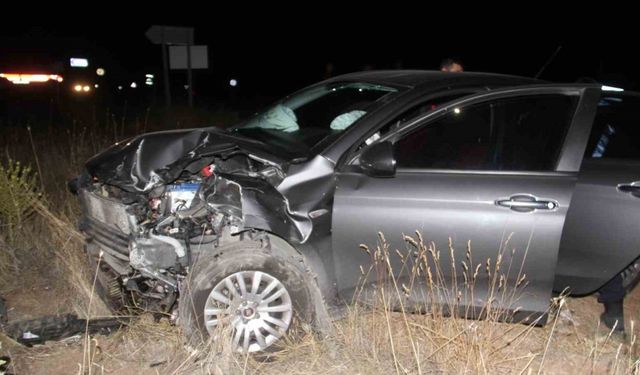 Konya’da iki otomobil çarpıştı: 6 yaralı
