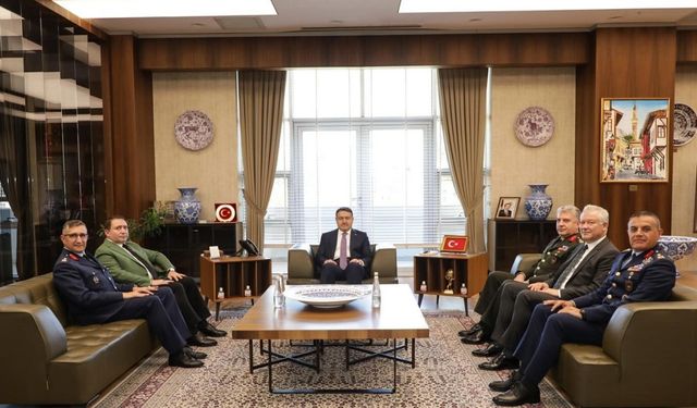 Milli Savunma Bakanlığı Heyetinden Vali Musa Işın’a ziyaret