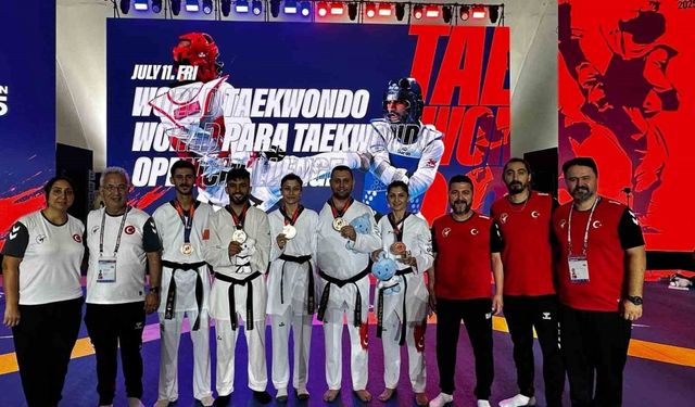 Milli sporculardan 2025 Dünya Para Taekwondo Open Challenge’da 5 madalya