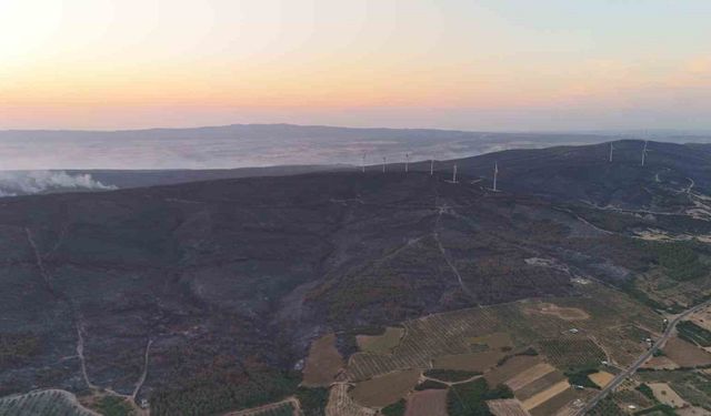 Şarköy’deki orman yangını 42. saatinde kısmen kontrol altına alındı