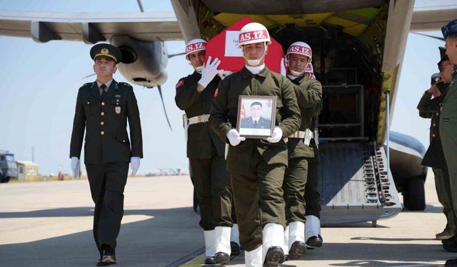 Şehit Üsteğmen Tuğrul Özsu’nun cenazesi Çorlu’ya getirildi