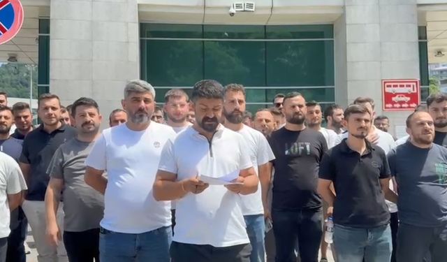 Tır sürücüleri Sarp Sınır Kapısı’nda Gürcistan’a tepki gösterdi