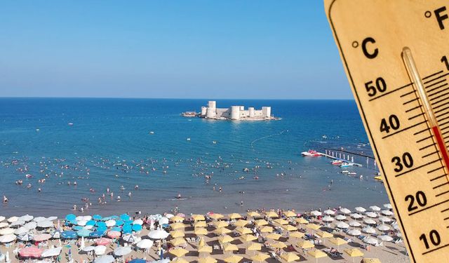 Deniz suyu en sıcak olan kent: Mersin
