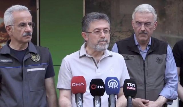 Bakan Yumaklı, bugün için yangın riski bulunan bölgelere dikkat çekti