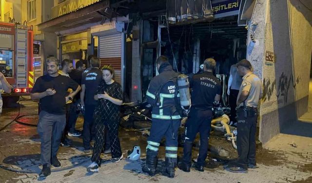 Adıyaman’da giyim mağazasına molotofkokteyli saldırı