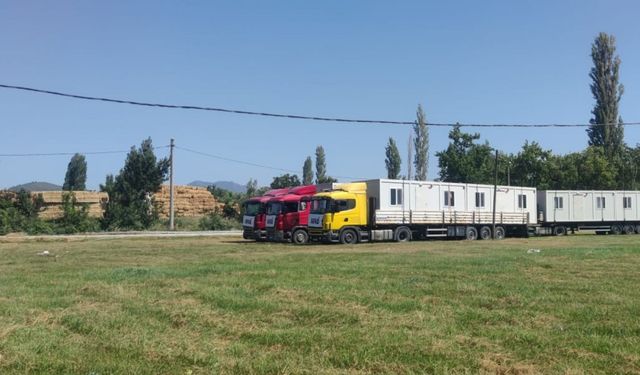 AFAD konteynerleri Sındırgı’da