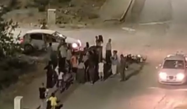 Devrilen motosikletin sürücüsü yaralandı