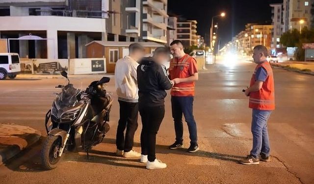 Isparta’da gece denetiminde 11 araca ceza kesildi