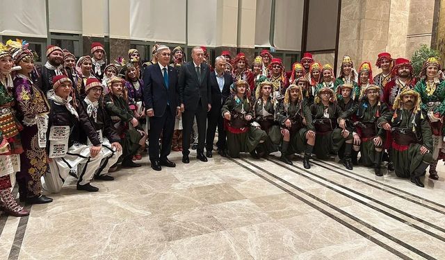 Kütahya halk oyunları ekibi, Cumhurbaşkanlığı davetinde sahne aldı