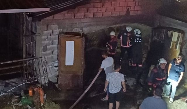 Malatya’da ahır yangını