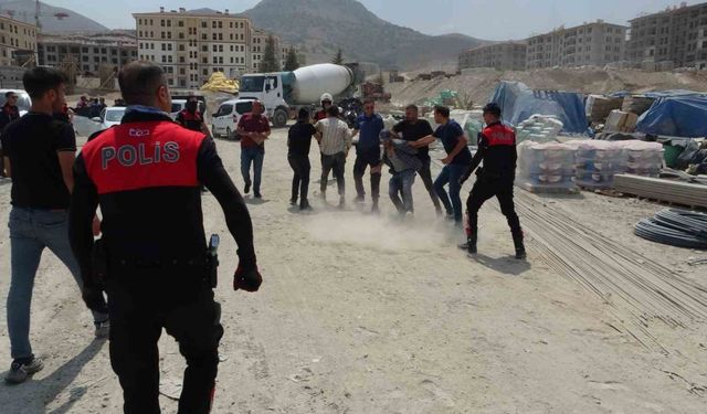 Malatya’da şantiyede silahlı-bıçaklı kavga: 2’si ağır 7 yaralı