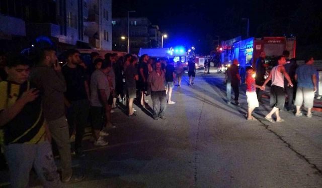 Malatya’da şantiyede yangın paniği: Mahalleli sokağa döküldü