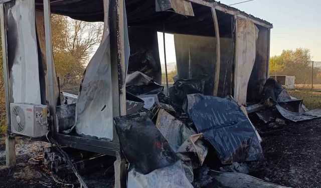 Muş’ta çıkan yangında 30 dönümlük alan küle döndü