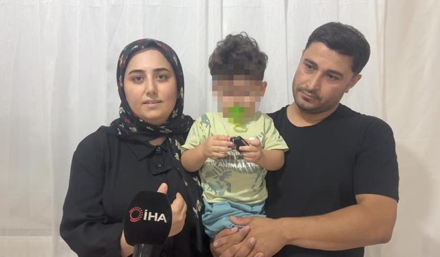 Otomobilin çarptığı çocuğun anne ve babası konuştu