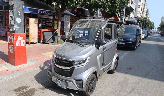 Mersin trafiğinin yeni yüzleri: Tek kişilik araçlar