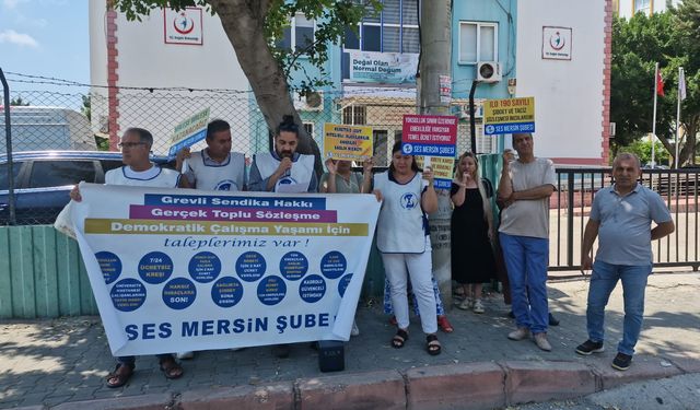 SES, sokağa inerek toplu sözleşme taleplerini açıkladı