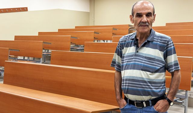 60 yaşında üniversiteli oldu, gençlere örnek oldu