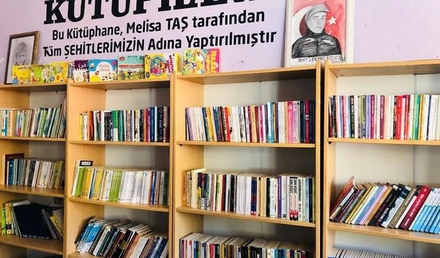 23 yaşındaki Melisa 10 kütüphane kurdu