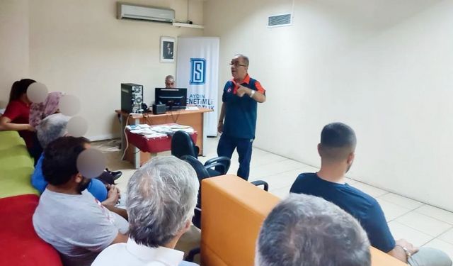 Aydın’da Denetimli Serbestlik yükümlülerine afet farkındalık eğitimi