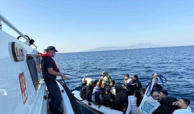 Bodrum’da 24 düzensiz göçmen yakalandı, 2 kişi gözaltına alındı