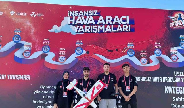 Bursa ekibi insansız hava yarışında 6.oldu
