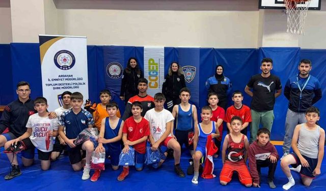 ÇOGEP Projesi kapsamında "Güreş Kursu" açıldı