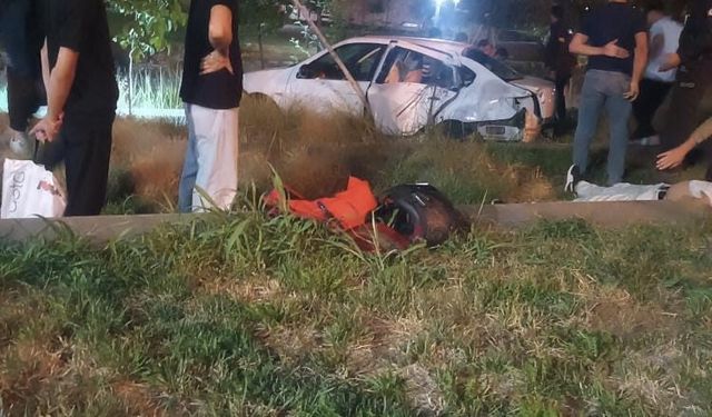 Elazığ’da otomobil Millet Bahçesi’ne girdi: 5 yaralı