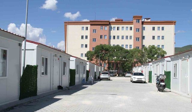 Fay hatlarının kesişim noktasındaki Tunceli, 12 konteyner kent ile afete karşı hazır