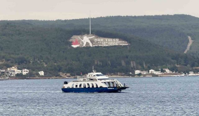 Gökçeada feribot seferleri iptal edildi