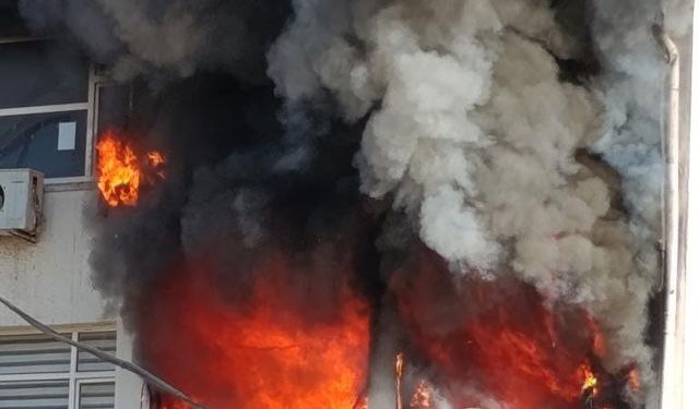 Hilvan Hükümet Konağı’nda yangın